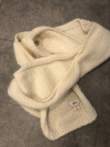 INTI knitwear Schal in marfil, silver, havana, ecru, papaya