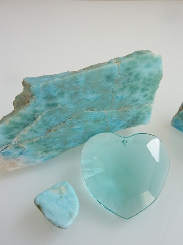 Larimar, Elohimherz türkis